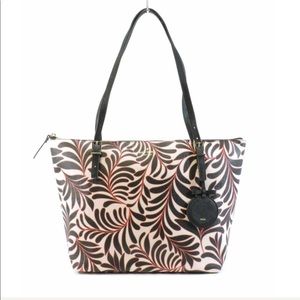 kate spade emma lane palm maya fern tote bag w fob